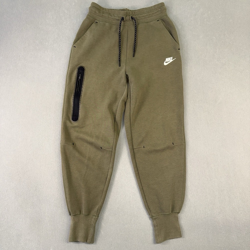 Women's Nike Sportswear Tech Fleece Joggers Pants‎ Green Size XS